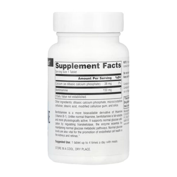 benfotiamine 150mg 120 tabs 37184370068553 6e52b5550c