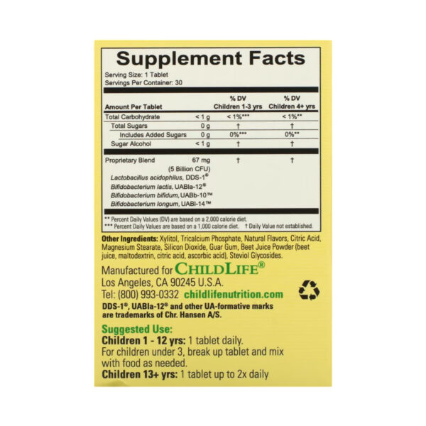childbiotics immune digestive support 30 chewable tabs natural berry do 11.25 53277216970465 da0e459a91