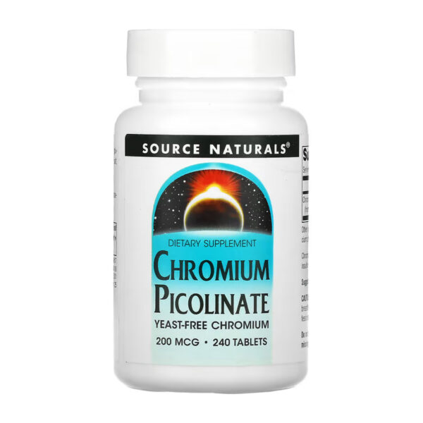 chromium picolinate 200 mcg yeast free 240 tabs 33579657518328 78a6401a4a