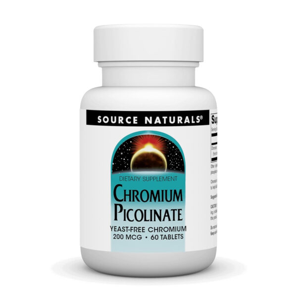 chromium picolinate 200 mcg yeast free 60 tabs 73379392316148 e024f9887b