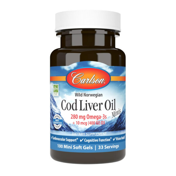 cod liver oil 100 softgels 47067051605543 07401bcacf