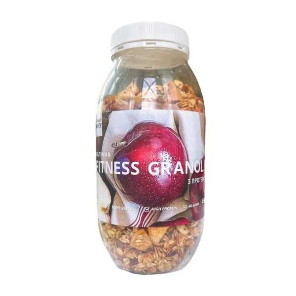 fitness granola 450g apple with protein 23690060887735 33ddaa6d65