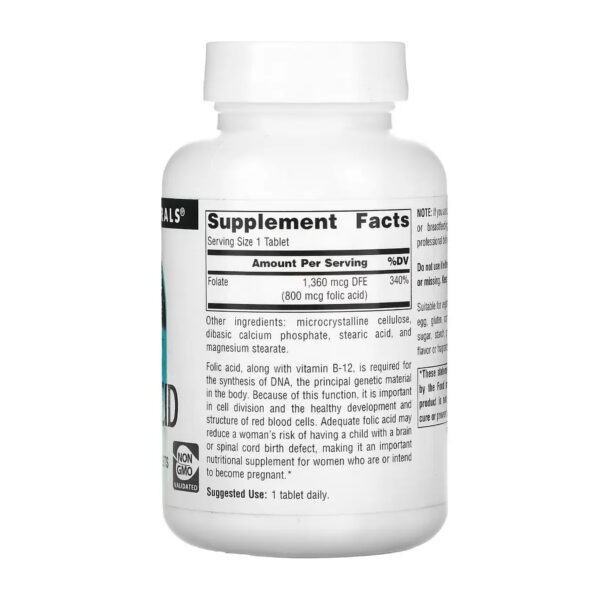 folic acid 800 mcg 200 tabs 32935820015339 91e3fe694e