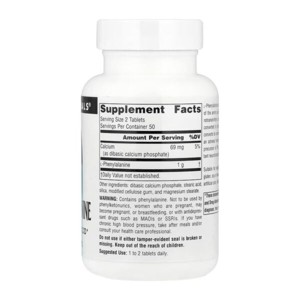 l phenylalanine 500mg 100 tabs 25671547410656 3030063522
