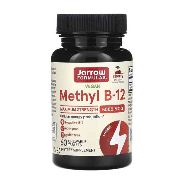 methyl b 12 methylcobalamin 5000mcg 60 chewable tabs cherry 95423479764084 3090f58e0f