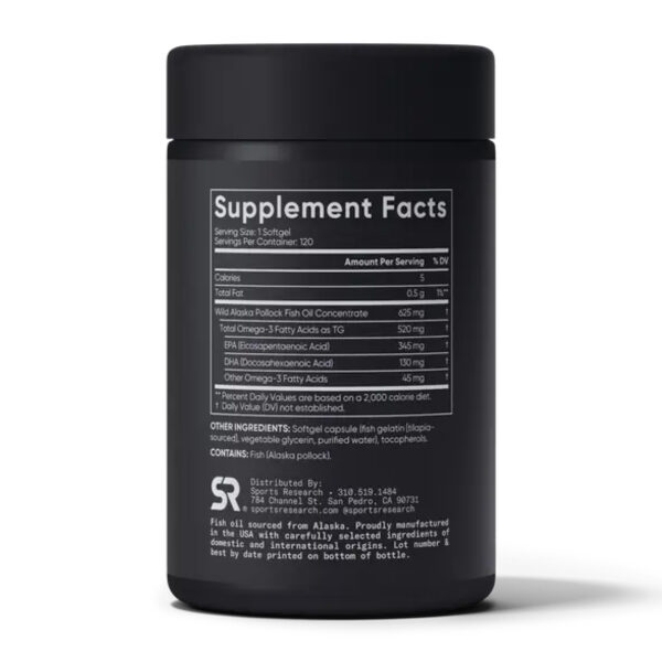 omega 3 fish oil alaska 625mg 120 softgels 72410828935935 81e152b4d8