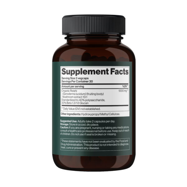 organic reishi mushroom 1000mg 60 vcaps 36896380328738 0eee48c383