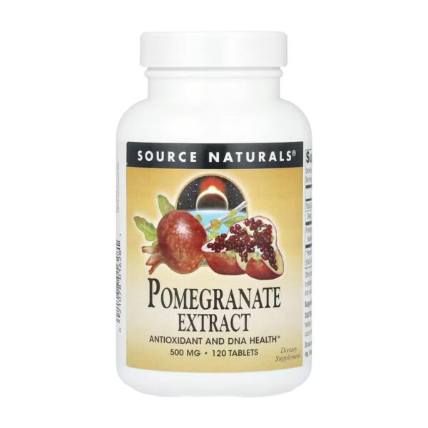 pomegranate extract 500mg 120 tabs 29636380692377 35095b1417