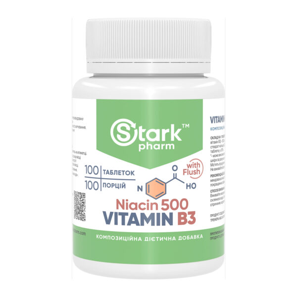 stark niacin vitamin b3 with flush 500mg 100 tabs 26612426789387 7e47df4f31