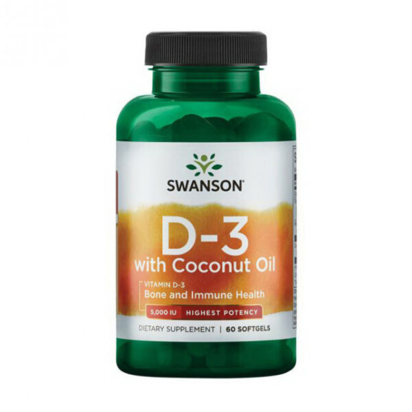 swansond3 with coconut oil 5000iu 60 softgels 33595615275125 30db1f75da
