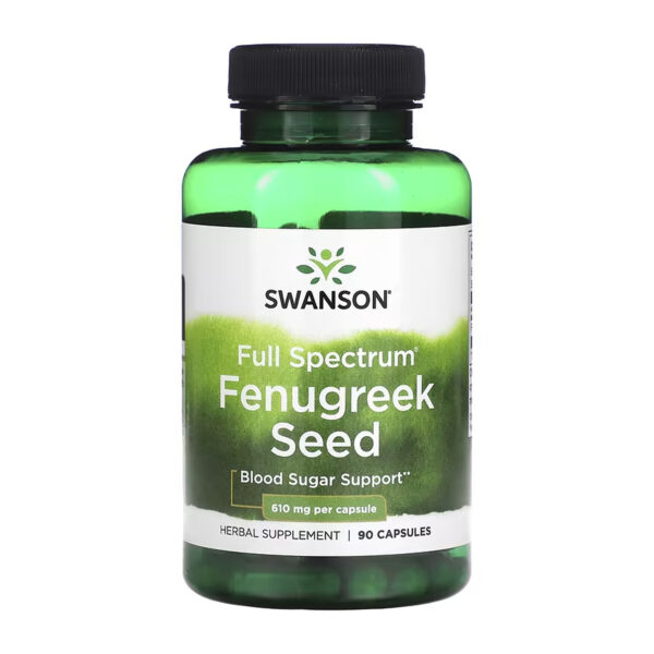 swansonfenugreek seed 610mg 90 cap 61568430286889 445319eda7