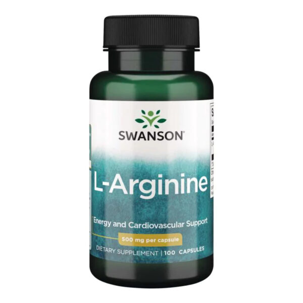 swansonl arginine 500 mg 100 capsules 15503312328269 9e3e632085