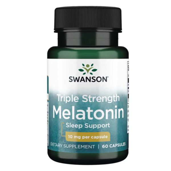 swansonmelatonin 10 mg 60 caps 60827795105133 6ccd3287bd