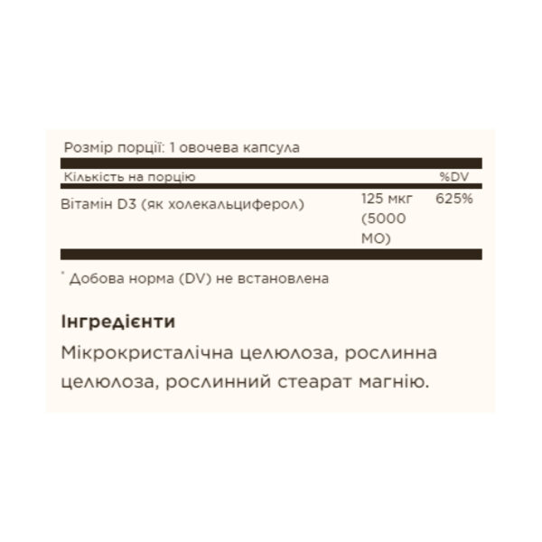 vitamin d3 cholecalciferol 125 mcg 5000 iu 60 vcaps 52894504333713 6c7ca35fef