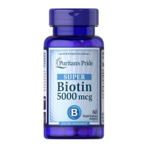 (26.07 Очікування) Biotin 5000 mcg - 60 caps