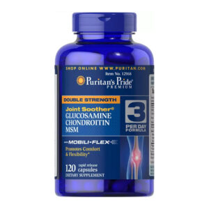 (26.07 Очікування) Double Strength Glucosamine, Chondroitin & MSM Joint Soother® - 120 caps