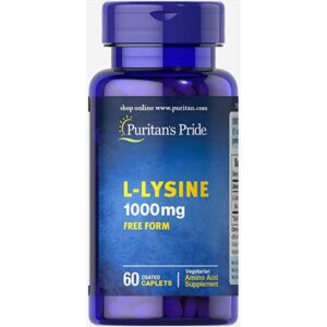 (26.07 Очікування) L-Lysine 1000 mg - 60 Caplets