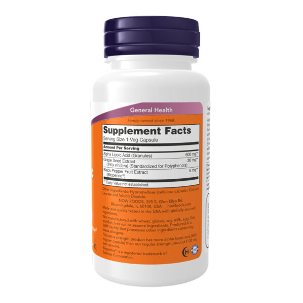 alpha lipoic acid 600mg 120 caps 84695497579930 349b5bc4dd