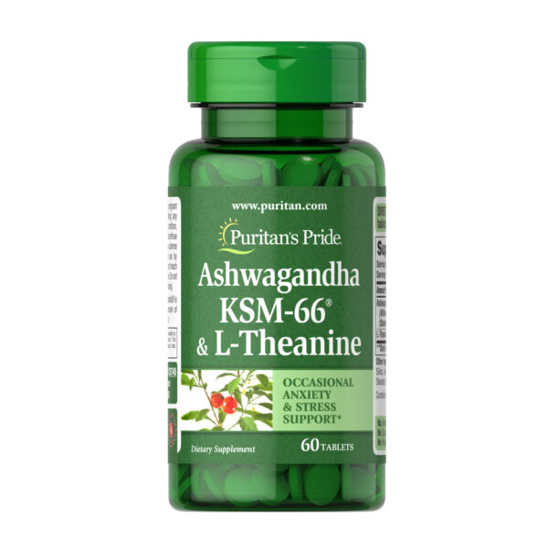 ashwagandha ksm 66 l theanine 60 tabs 29718855800680 2ff373e5ac