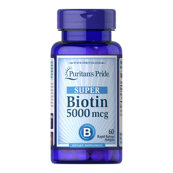 biotin 5000 mcg 60 softgels 80177828110559 9bbb92a9d1