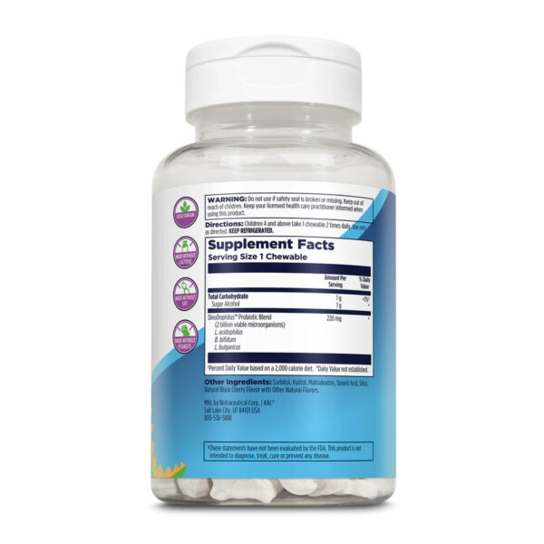 dino dophilus kids probiotic 60 chewables black cherry 73048108191239 62b7d7dbf8
