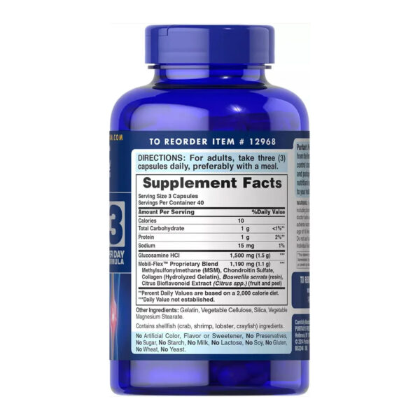 double strength glucosamine chondroitin msm joint soother 120 caps 77052873083915 c2264dd104