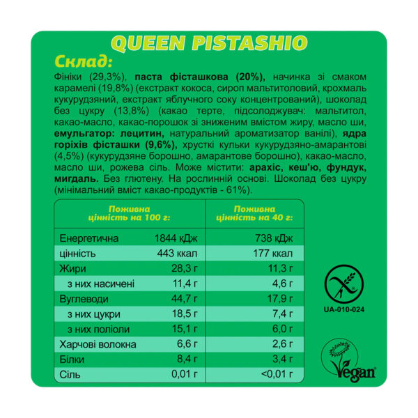 fizi protein bar guilty pleasure 10x45g queen pistachio 38831118272546 558293338b