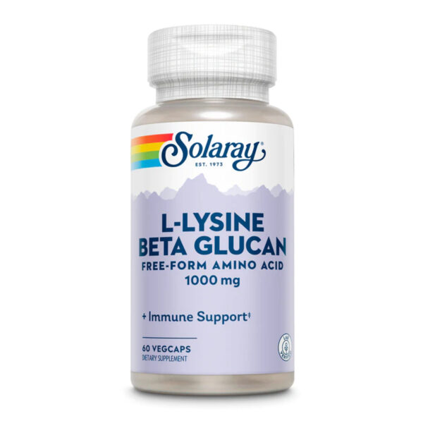 l lysine with beta glucan 1000mg 60ct 82692999755726 401403a031
