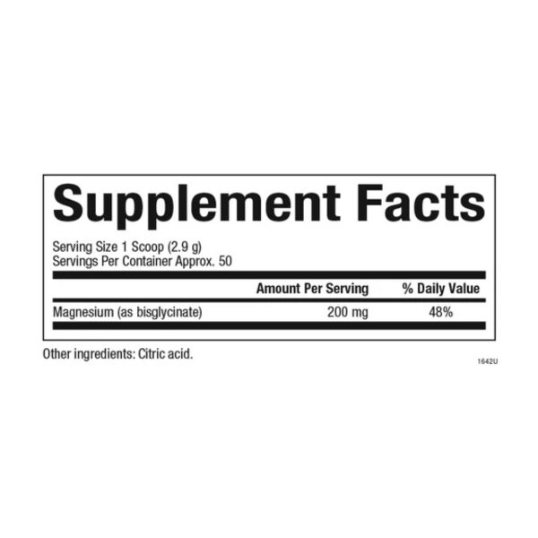 magnesium bisglycinate 200mg 145g pure 62524723327407 5c32c607e7