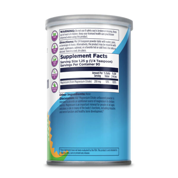 magnesium citrate for kids fine powder unflavored can 200mg 4oz 60616030910060 18ff3b4b01