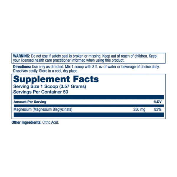 magnesium glycinate powder 179g unflavored 27616561914114 5e022add9d