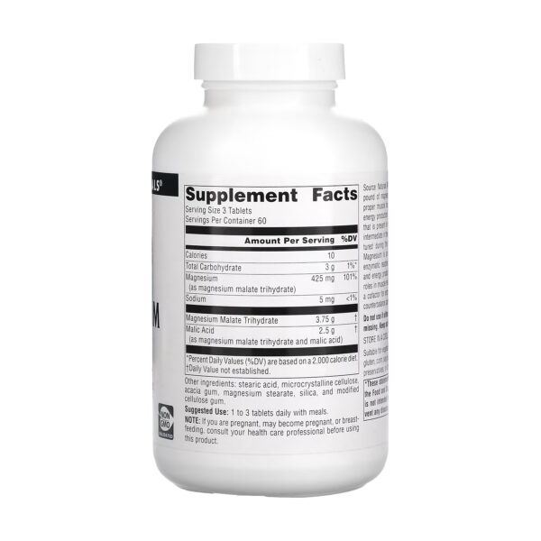 magnesium malate 1250mg 90 tabs 26215374781856 9ba1c7e167
