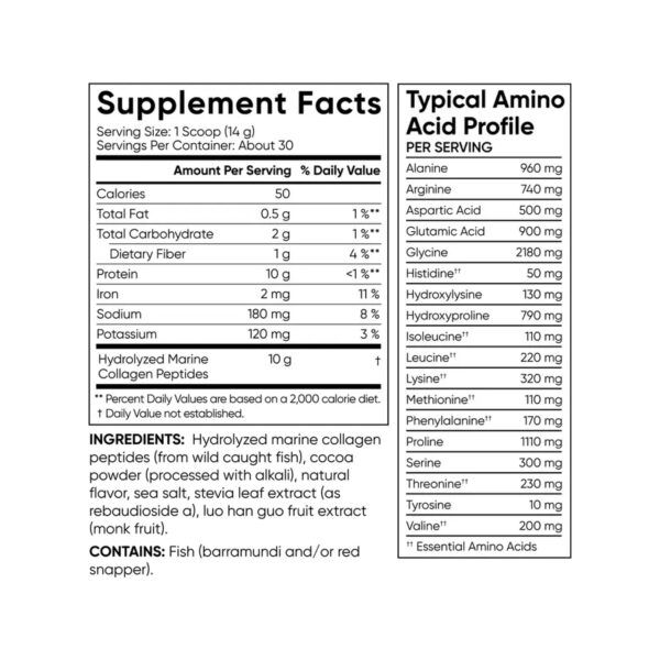 marine collagen 426g dark chocolate 81114703114812 64a229a200
