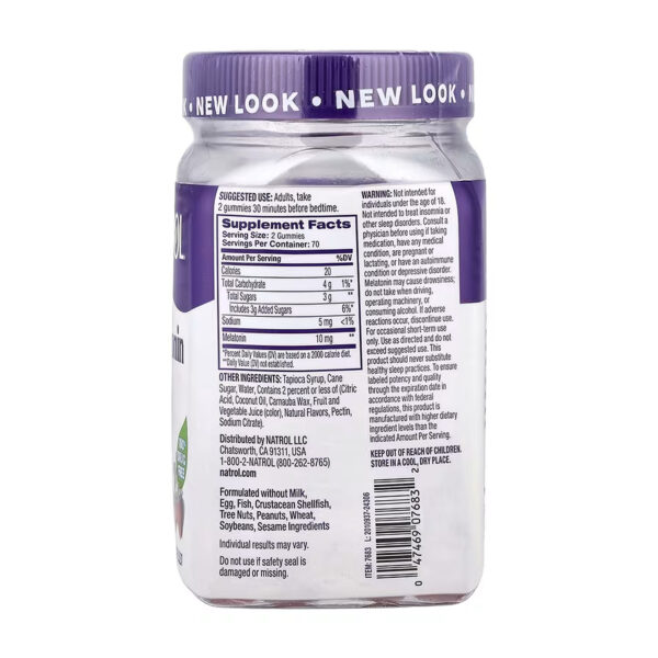 melatonin 10mg 140 gummies 97367101848390 fa15f7d052