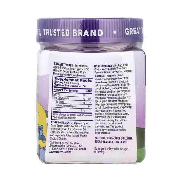 melatonin 1mg 60 gummies 72171648189659 d4937d5f61