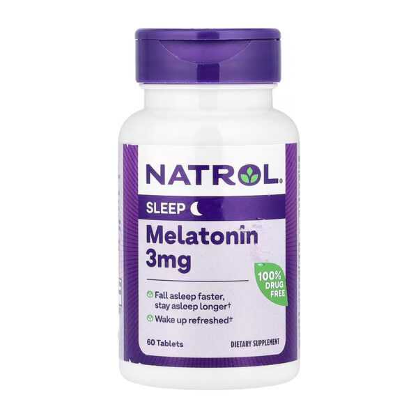 melatonin 3mg 60 tabs 15655187205439 69f3bb8c51