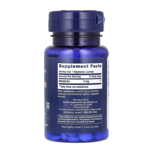melatonin 3mg 60 vegetarian lozenges 63955048529937 a274f28456