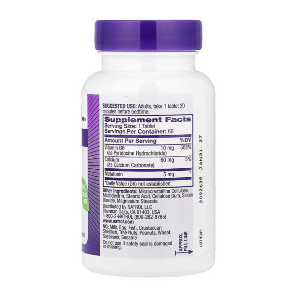 melatonin 5mg 60 tabs 34954780299019 111a9b1962