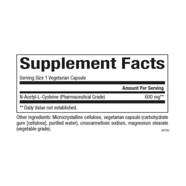 n acetyl l cysteine amino acid 600mg 60 vcaps 94005908100129 d619ef92a7