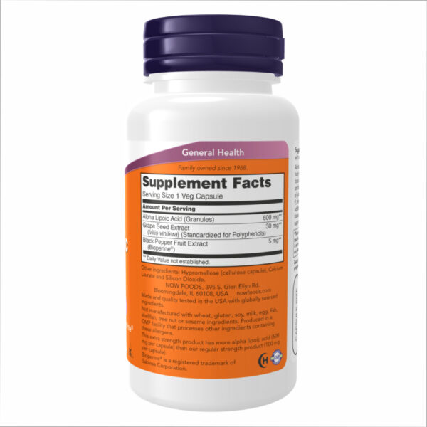 now foodsalpha lipoic acid 600mg 60 vcapsid 99297940509763 525d97e746