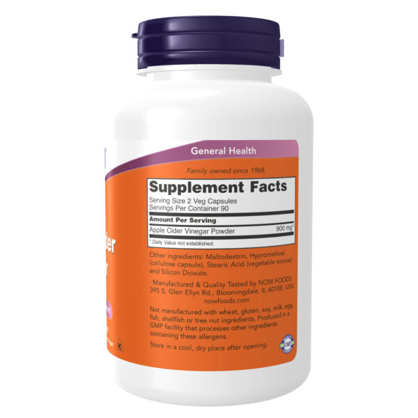 now foodsapple cider vinegar 450 mg 180 vcaps22563 47932388127683 69baaf9303