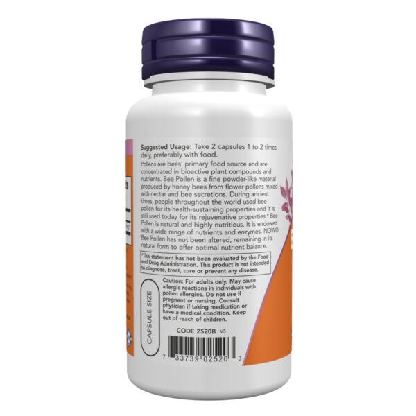 now foodsbee pollen 500mg 100 caps 41084411994569 b184b6f466