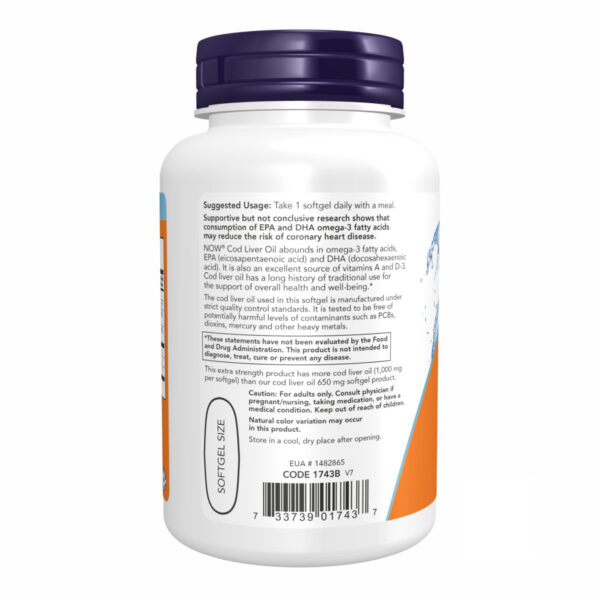 now foodscod liver oil 1000mg 90 sgels 72772356287625 4647abf152