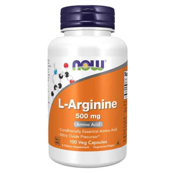 now foodsl arginine 500mg 100caps 94445672927773 9644e2ba69