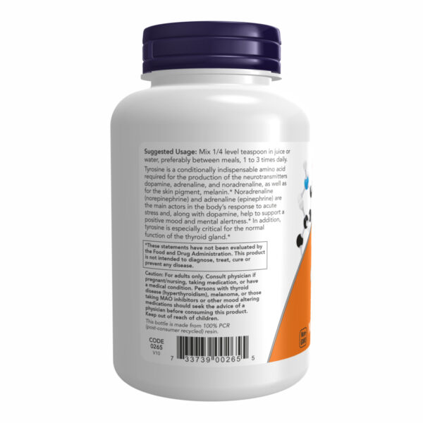 now foodsl tyrosine powder 113g 18689687142590 46f37d101a
