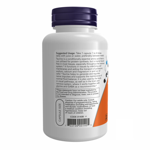 now foodstaurine 500mg 100 caps 20676179910654 0ab464013a