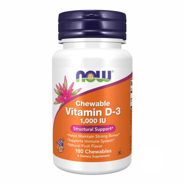 now foodsvit d 3 1000 iu fruity chew 180 loz 61032397463665 1e94503504
