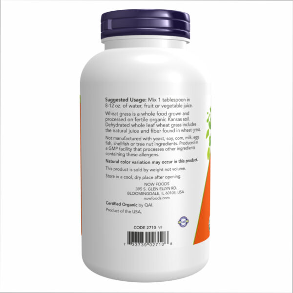 now foodswheat grass powder organic 9oz 43121440659123 9e210e5ba6