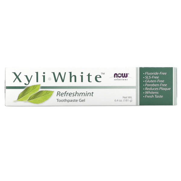 now foodsxyliwhite refreshmint toothpaste gel 6.4 ozid 51593592318501 a28e52dfdc