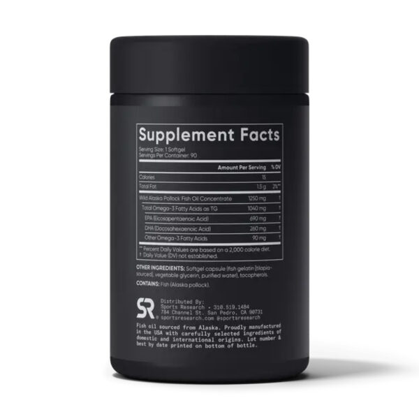 omega 3 fish oil alaska pollock 1250mg 90 softgels 76071490029666 97bab1d80d